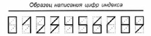 Образец заполнения конверта